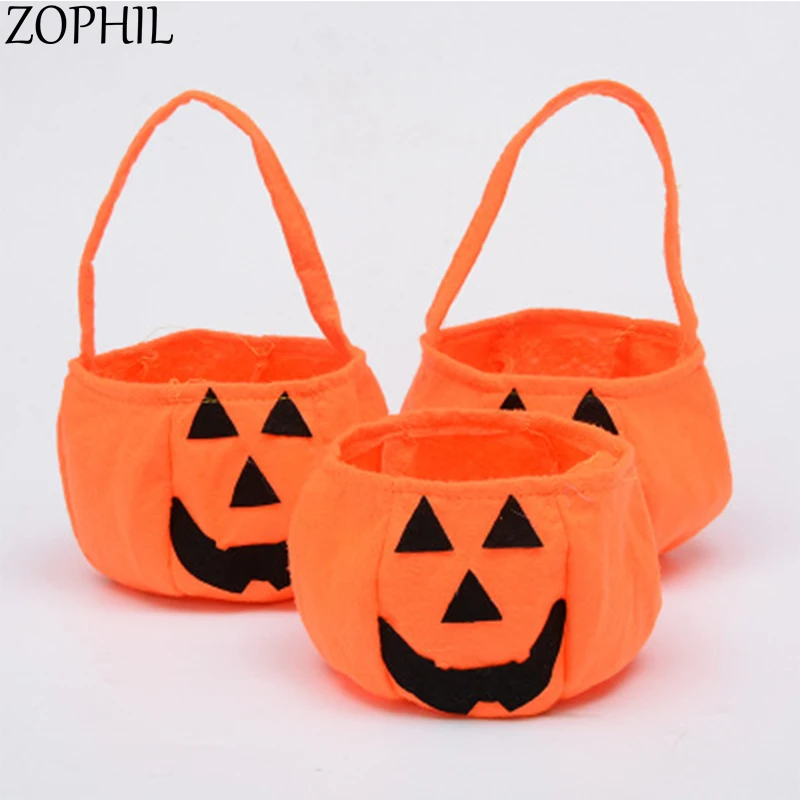 ZOPHIL 2pcs Halloween Bag Pumpkin Trick or Treat Halloween Child Horror Costume for Kids Nonwoven Candy Bags Decoration Part
ZOPHIL 2pcs Halloween Bag Pumpkin Trick or Treat Halloween Child Horror Costume for Kids Nonwoven Candy Bags Decoration Part