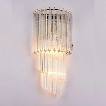 new design luxury crystal wall lamp modern wall sconce Dia25*H45cm lustre living room bedroom lights
new design luxury crystal wall lamp modern wall sconce Dia25*H45cm lustre living room bedroom lights