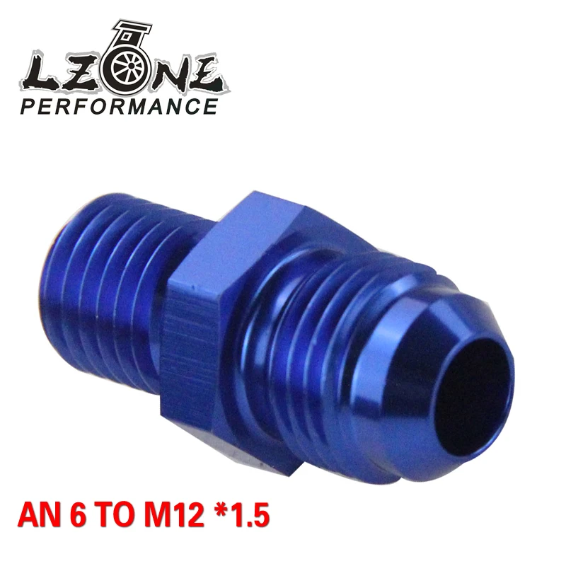 LZONE - BLUE Male 6AN 6 An Flare to M12x1.5(mm) Metric straight fitting AN 6 To M12 *1.5 Port. Adapter JR-SL816-06-123-011
LZONE - BLUE Male 6AN 6 An Flare to M12x1.5(mm) Metric straight fitting AN 6 To M12 *1.5 Port. Adapter JR-SL816-06-123-011