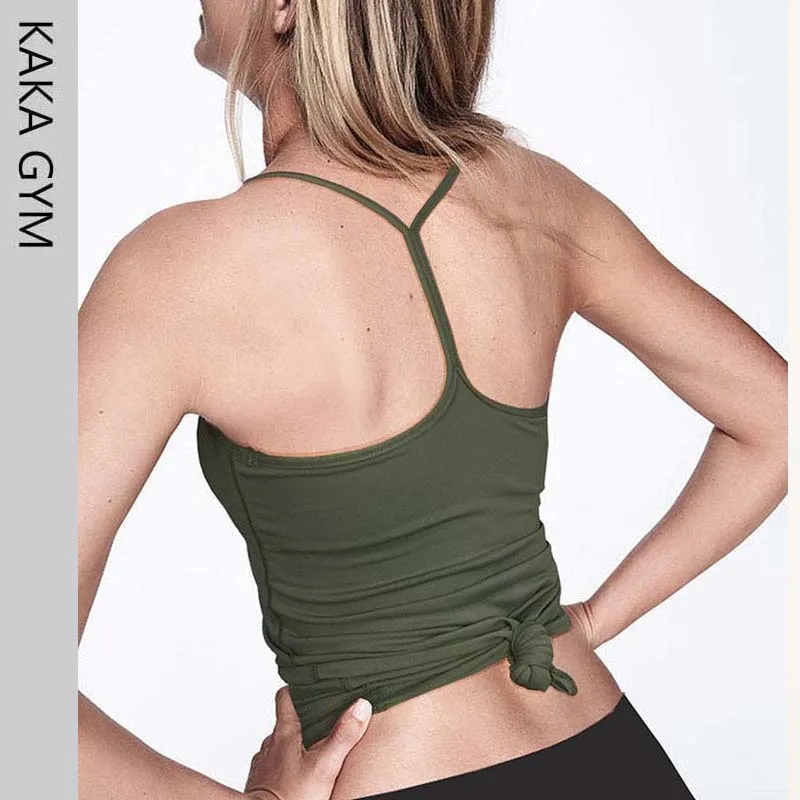 Women Yoga top Fitness Vest breathable comfortable elastic yoga vest padded sports T shirt Fitness Vest
Women Yoga top Fitness Vest breathable comfortable elastic yoga vest padded sports T shirt Fitness Vest