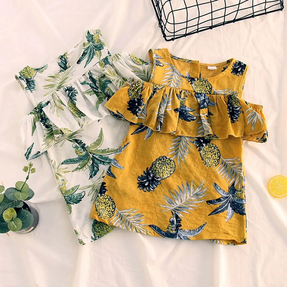Children Kid Girls Ruffles Pineapple Print Sleeveless Princess Dresses Clothes girls dress vestido kids dresses for girls
Children Kid Girls Ruffles Pineapple Print Sleeveless Princess Dresses Clothes girls dress vestido kids dresses for girls