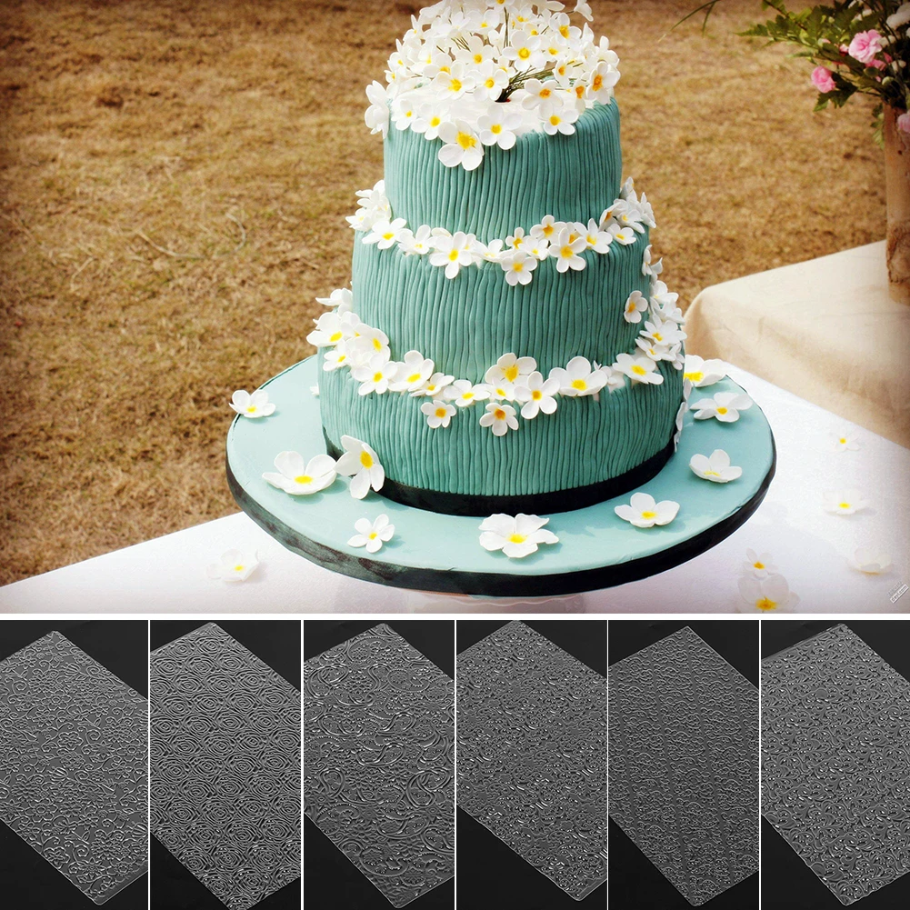 6Pcs Floral Texture Sheet Set Texture Mat Sugarcraft Cake Decorating Tools Cookie Fondant Cake Mold DIY Baking Tools
6Pcs Floral Texture Sheet Set Texture Mat Sugarcraft Cake Decorating Tools Cookie Fondant Cake Mold DIY Baking Tools