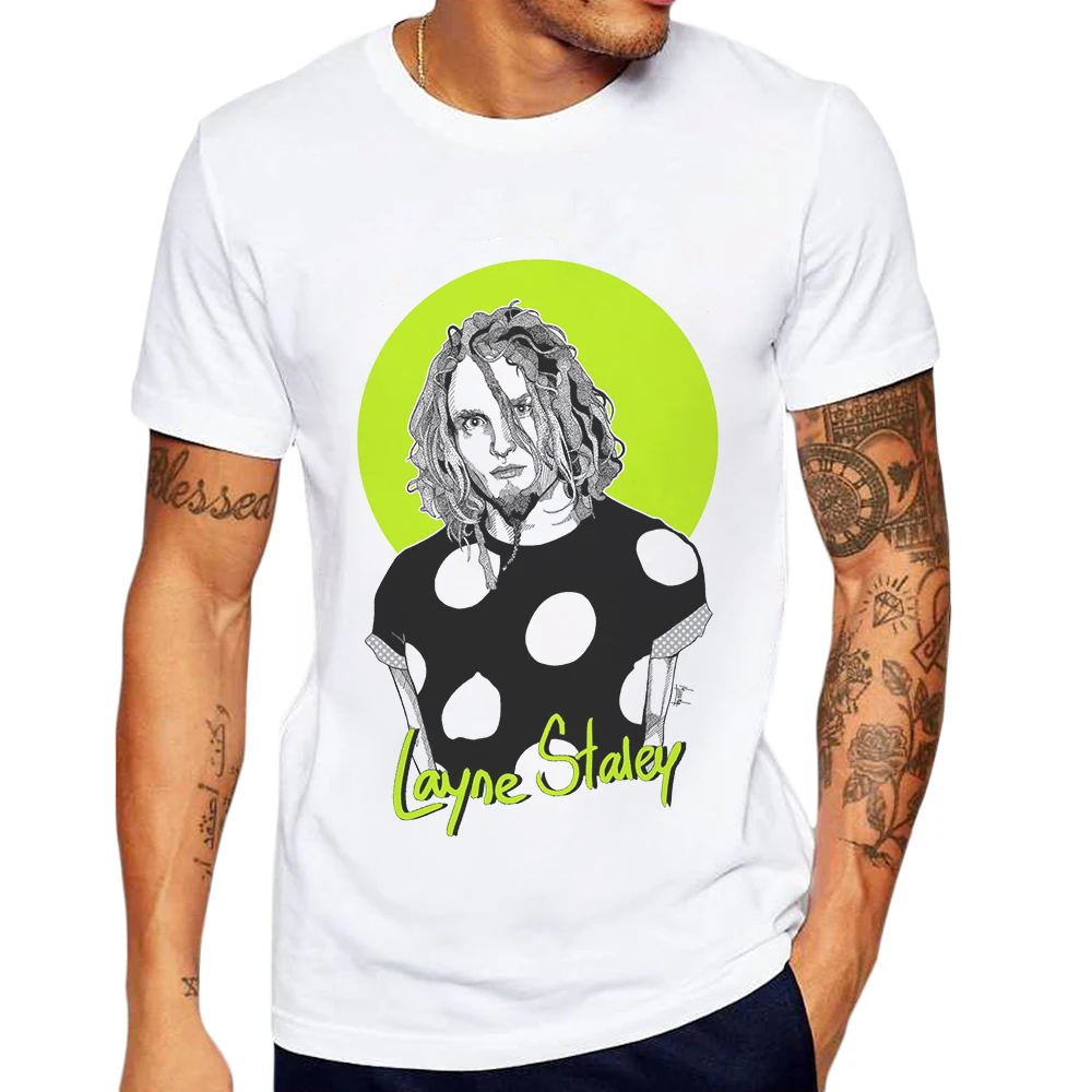 Rock Band Men T-Shirt Star Character Short Sleeve T Shirt Layne Staley Printed 100% Cotton Tops Cool Tee Shirts Blusa Masculina
Rock Band Men T-Shirt Star Character Short Sleeve T Shirt Layne Staley Printed 100% Cotton Tops Cool Tee Shirts Blusa Masculina