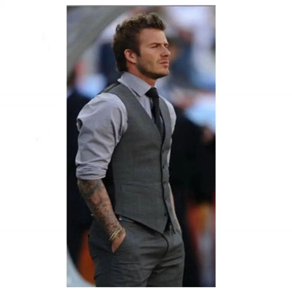 Handsome Fashion Unique Design Male Suits Gray Vest Perfect High Quality Groomsman Tuxedos Men Wedding Suits ( vest+Pant+tie)
Handsome Fashion Unique Design Male Suits Gray Vest Perfect High Quality Groomsman Tuxedos Men Wedding Suits ( vest+Pant+tie)
