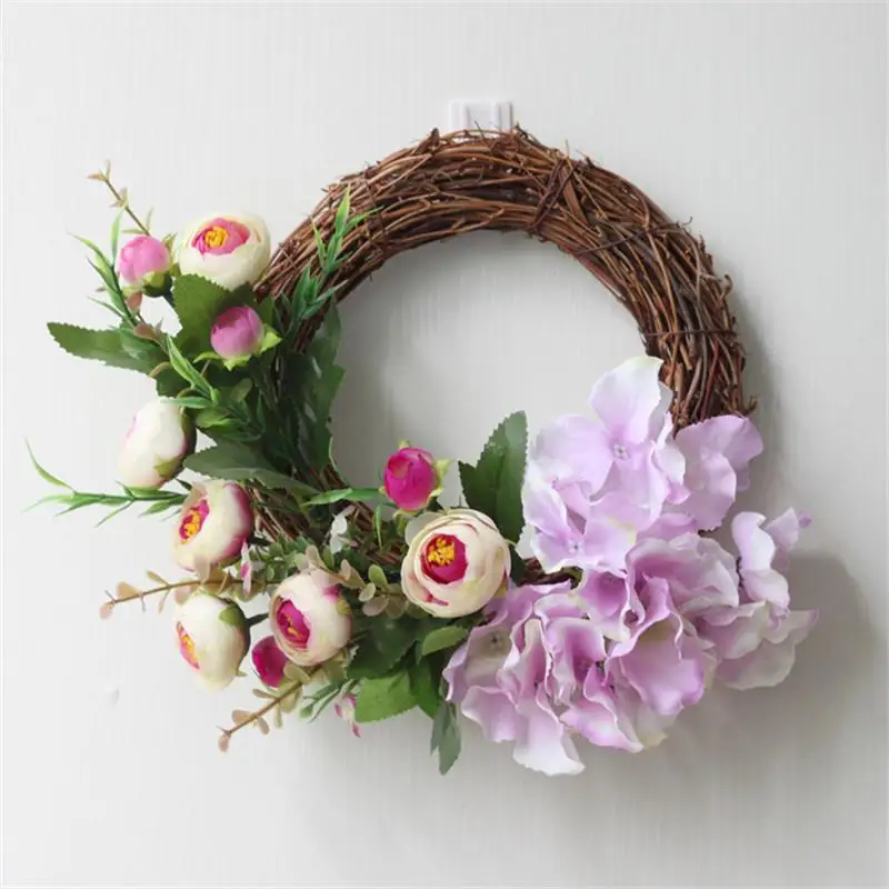 New American Pastoral Simulation Lintel Decoration Flower Ring Wedding Room Pendant Door Decoration Hotel Villa Rose Wreath
New American Pastoral Simulation Lintel Decoration Flower Ring Wedding Room Pendant Door Decoration Hotel Villa Rose Wreath