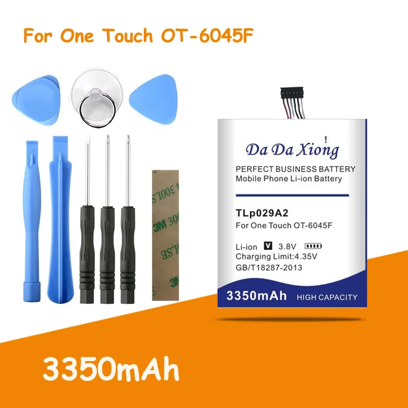 Full Protection And Safety 3350mAh TLp029A2 TLP029A2-S Battery for Alcatel One Touch Idol 3 I806 OT-6045F OT-6045Y AM-H200
Full Protection And Safety 3350mAh TLp029A2 TLP029A2-S Battery for Alcatel One Touch Idol 3 I806 OT-6045F OT-6045Y AM-H200