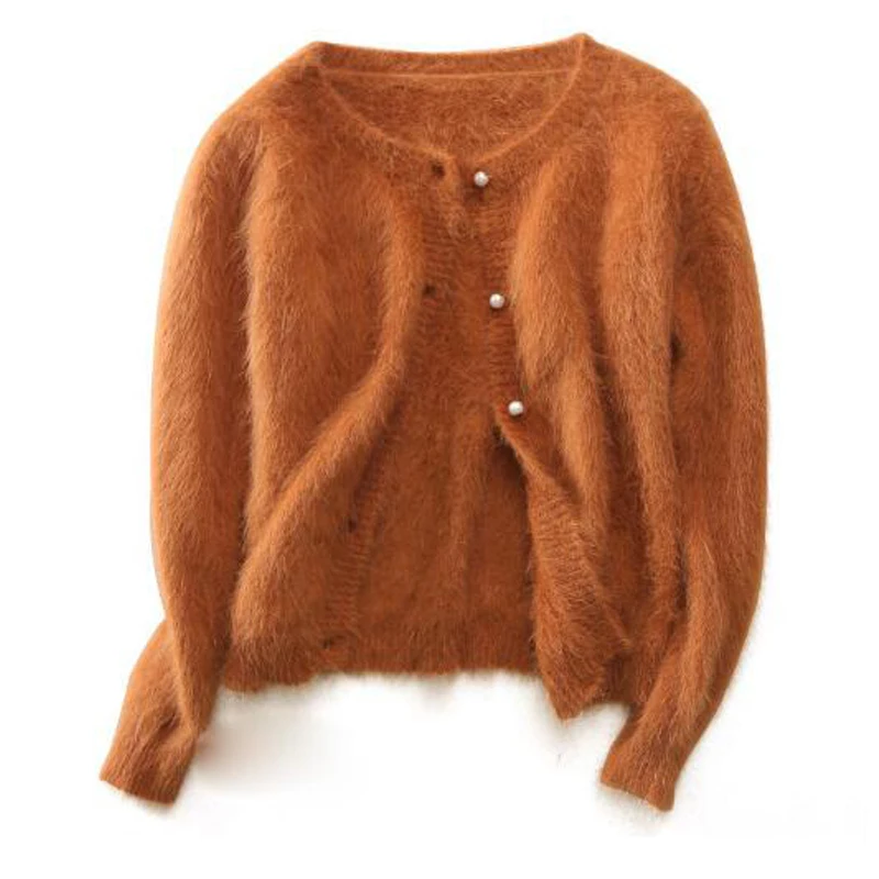Real Mink Blouse Natural Mink Cashmere Sweater Button Design Cashmere Cardigans Women Clothes Low Discount tsr590
Real Mink Blouse Natural Mink Cashmere Sweater Button Design Cashmere Cardigans Women Clothes Low Discount tsr590