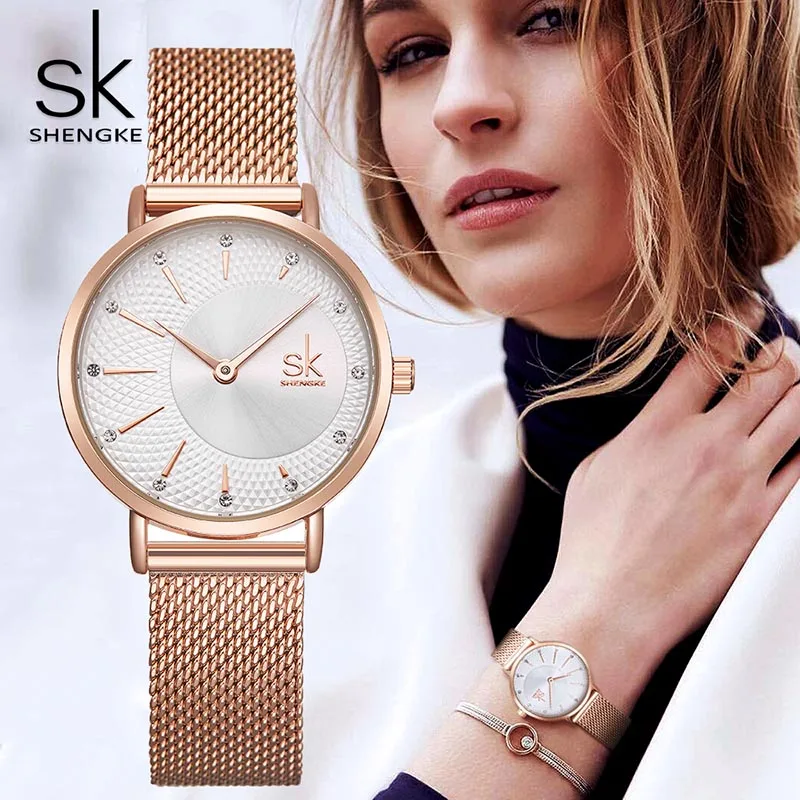 SHENGKE Luxury Ladies Watch Top Brand 2018 Women Bracelet Watches Quartz Wrist Watch Montre Femme Relogio Feminino Female Clock
SHENGKE Luxury Ladies Watch Top Brand 2018 Women Bracelet Watches Quartz Wrist Watch Montre Femme Relogio Feminino Female Clock