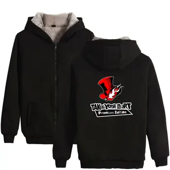 Persona 5 Funny Game Thick Warm Zipper Hoodie Sweatshirt With Hat P5 Casual Clothing High Quality
Persona 5 Funny Game Thick Warm Zipper Hoodie Sweatshirt With Hat P5 Casual Clothing High Quality