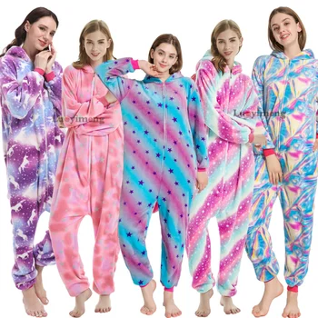 New Winter Unicorn Pajamas For Adults Cartoon Sleepwear Kigurumi Onesies Women Pijamas Unicornio Panda Anime Halloween Costumes
New Winter Unicorn Pajamas For Adults Cartoon Sleepwear Kigurumi Onesies Women Pijamas Unicornio Panda Anime Halloween Costumes