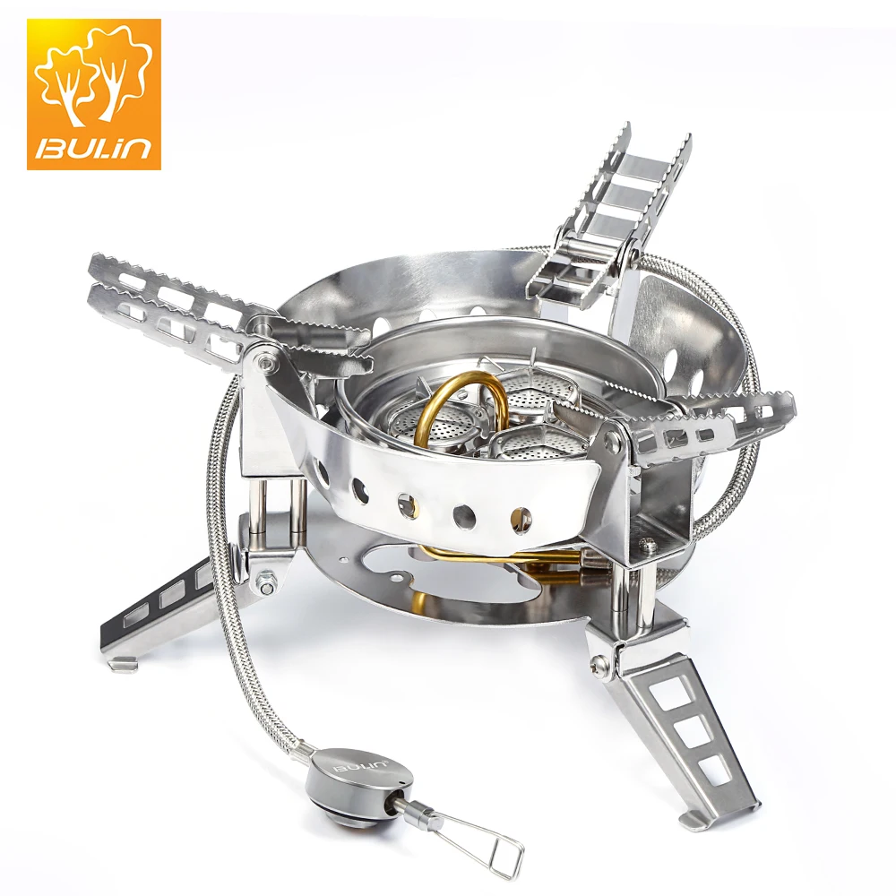 BULin Outdoor Foldable Camping Stove Portable Picnic Gas Burners Stove 6800W Windproof Split Gas for Outdoor Cooking BBQ Camping
BULin Outdoor Foldable Camping Stove Portable Picnic Gas Burners Stove 6800W Windproof Split Gas for Outdoor Cooking BBQ Camping