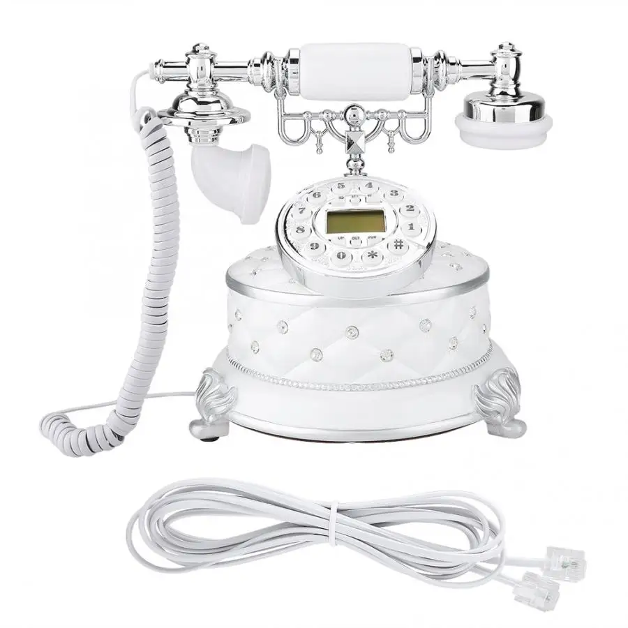 telefon MS-8313B Vintage Retro Gemstone White Imitation Antique Telephone telephone portable
telefon MS-8313B Vintage Retro Gemstone White Imitation Antique Telephone telephone portable