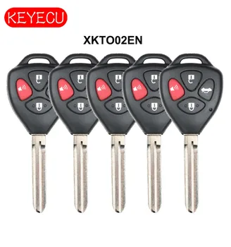 KEYECU 5PCS XHORSE Universal Remote Key WIRED 3 Button / 4 Button for VVDI Key Tool VVDI2 for Toyota Models
KEYECU 5PCS XHORSE Universal Remote Key WIRED 3 Button / 4 Button for VVDI Key Tool VVDI2 for Toyota Models