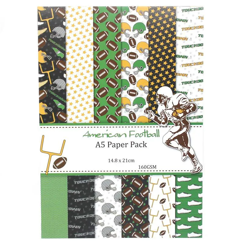 KSCRAFT Football 12sheets/lot A5 Single-side Printed creative papercraft art paper handmade scrapbooking kit set books
KSCRAFT Football 12sheets/lot A5 Single-side Printed creative papercraft art paper handmade scrapbooking kit set books