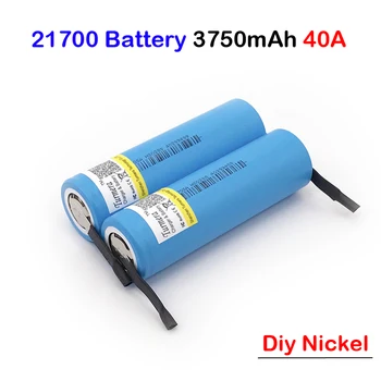 21700 li-lon battery 3700mAh 3.7V 40A discharge rate power 10C ternary car lithium battery Electric battery+DIY Nickel 2pcs Ap2
21700 li-lon battery 3700mAh 3.7V 40A discharge rate power 10C ternary car lithium battery Electric battery+DIY Nickel 2pcs Ap2