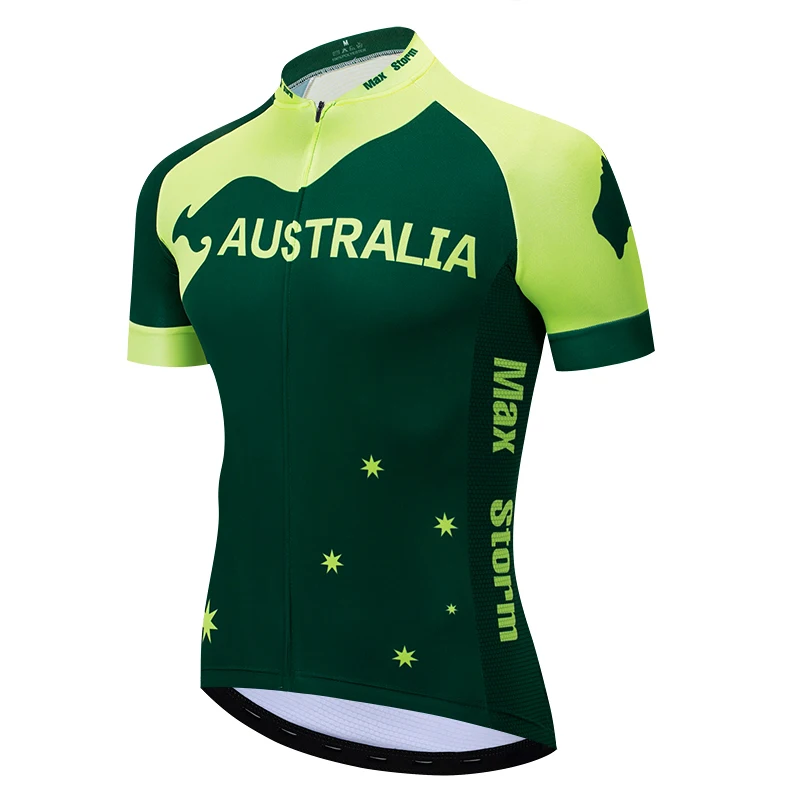 2021 AUSTRALIA New Team Cycling Jersey Customized Road Mountain Race Top max storm Reflective zipper 4 pocket
2021 AUSTRALIA New Team Cycling Jersey Customized Road Mountain Race Top max storm Reflective zipper 4 pocket