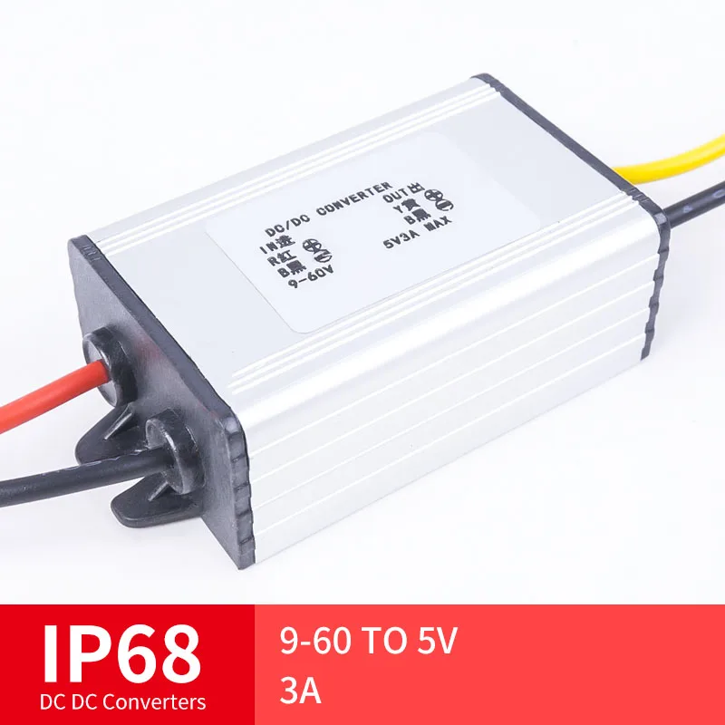 9-60 TO 5V 3A High Quality DC Converter Step-Down DC Voltage Regulator Voltage Mutual, Suitable for Automot
9-60 TO 5V 3A High Quality DC Converter Step-Down DC Voltage Regulator Voltage Mutual, Suitable for Automot