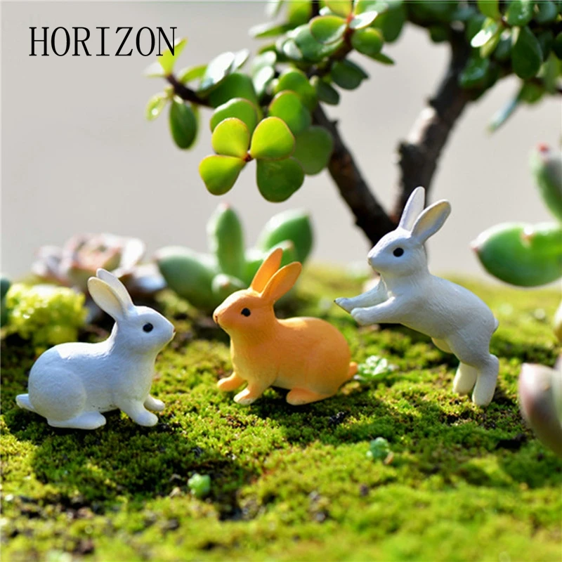 New 2pc/set Rabbit Ornament Miniature Figurine Fairy Garden Decor Home Decoration Micro Landscape Terrarium Gift
New 2pc/set Rabbit Ornament Miniature Figurine Fairy Garden Decor Home Decoration Micro Landscape Terrarium Gift
