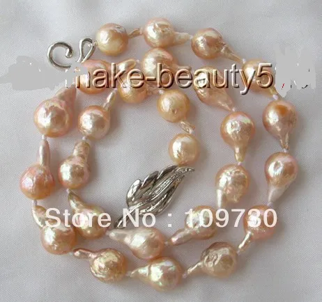 Jewelry 001844 stunning baroque pink Edison keshi reborn freshwater pearl necklace
Jewelry 001844 stunning baroque pink Edison keshi reborn freshwater pearl necklace