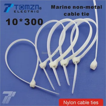 100pcs 10mm*300mm Nylon cable ties stainless steel plate locked for boat vessel with Marine non-metal tie
100pcs 10mm*300mm Nylon cable ties stainless steel plate locked for boat vessel with Marine non-metal tie