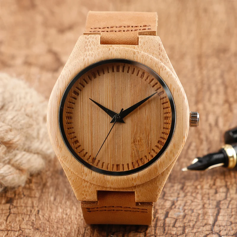Creative Men's Watch Minimalist Wood Watch Nature Wooden Bamboo Quartz Wristwatch Men Simple Casual Sport Watch Reloj de madera
Creative Men's Watch Minimalist Wood Watch Nature Wooden Bamboo Quartz Wristwatch Men Simple Casual Sport Watch Reloj de madera