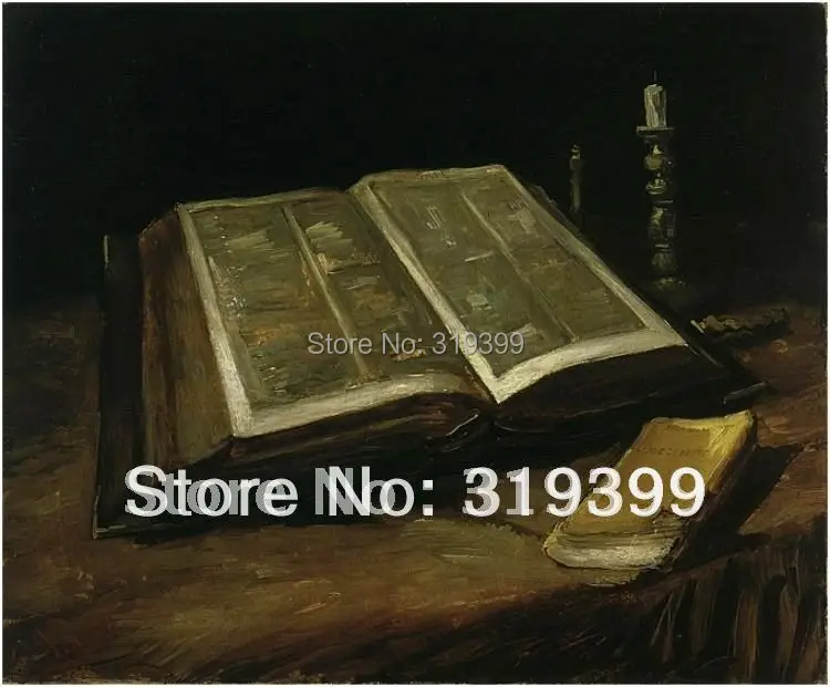 100% handmade oil painting reproduction on linen canvas,Free DHL or FeDex Shipping,Still life with Bible by vincent van gogh
100% handmade oil painting reproduction on linen canvas,Free DHL or FeDex Shipping,Still life with Bible by vincent van gogh