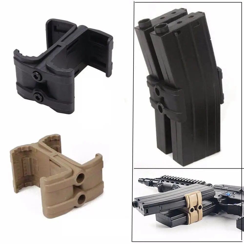 Nylon Polymer Tactical Airsoft 5.56 Magazine Parallel Connector Modified Pouch For AR15 M4 Airgun Hunting Rifle Accessory
Nylon Polymer Tactical Airsoft 5.56 Magazine Parallel Connector Modified Pouch For AR15 M4 Airgun Hunting Rifle Accessory