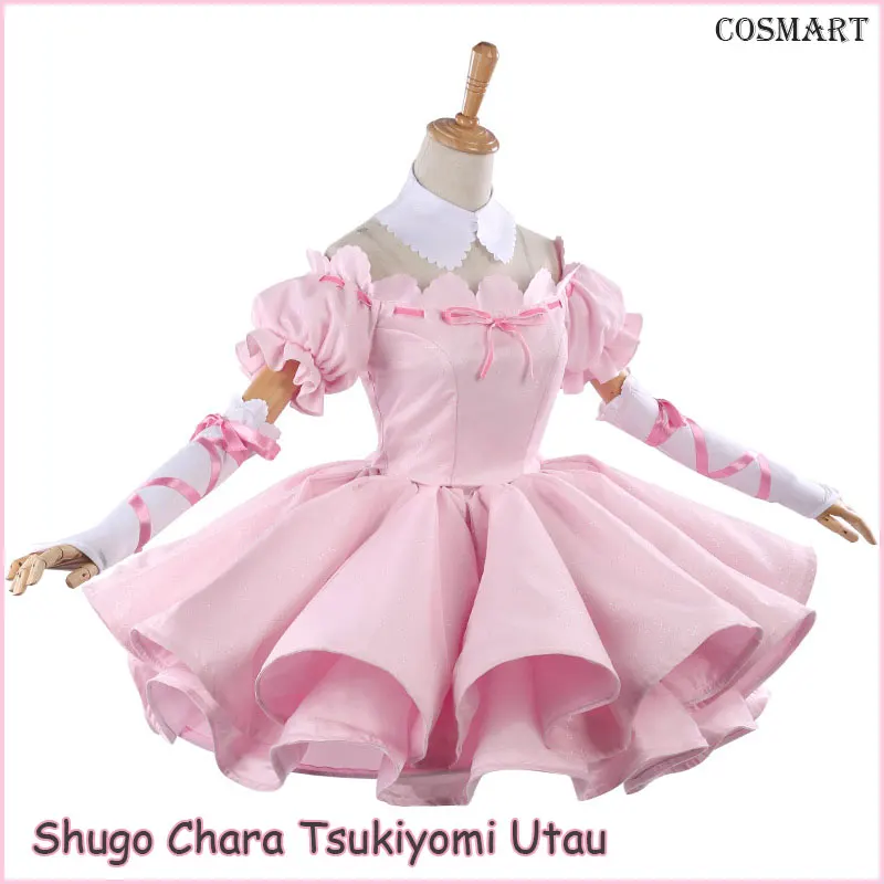 Anime Shugo Chara Tsukiyomi Utau Cosplay costume Angel Pink Dress Uniform Girl for Halloween free ship
Anime Shugo Chara Tsukiyomi Utau Cosplay costume Angel Pink Dress Uniform Girl for Halloween free ship