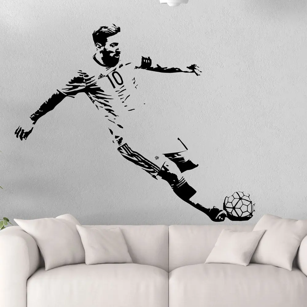 Messi football star sports wall stickers children's room bedroom waterproof stickers
Messi football star sports wall stickers children's room bedroom waterproof stickers