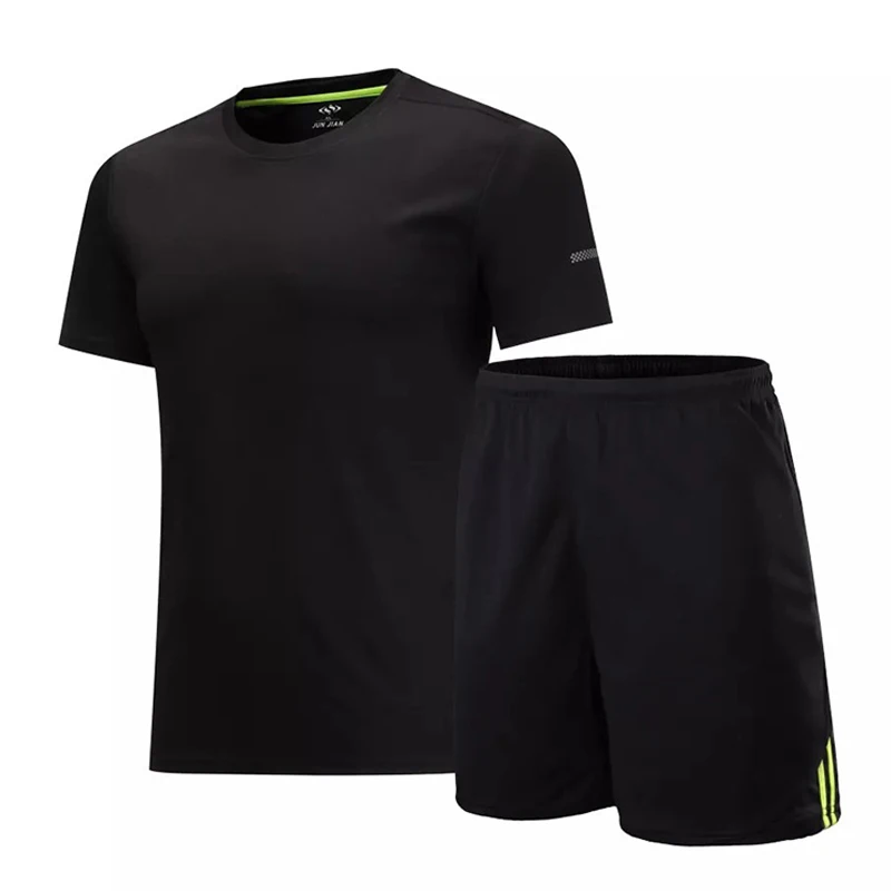 Men's Sportswear Short Sleeve Sports Running Suit Men Kits Training Soccer Jersey Suits Gym Running Clothes Shorts and T-shirts
Men's Sportswear Short Sleeve Sports Running Suit Men Kits Training Soccer Jersey Suits Gym Running Clothes Shorts and T-shirts