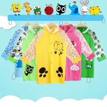 Lovely pvc children's raincoat cartoon animals printed kids rain cover waterproof boy girls outdoor rain coat wear YT013
Lovely pvc children's raincoat cartoon animals printed kids rain cover waterproof boy girls outdoor rain coat wear YT013