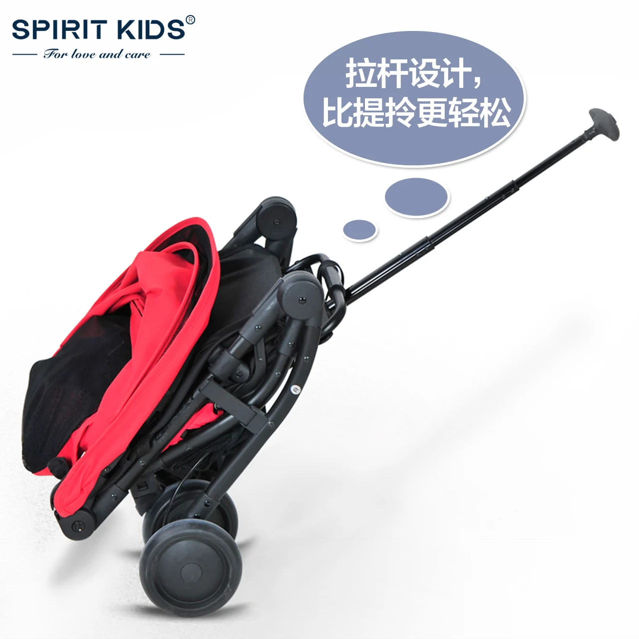 Image Ultra lightweight folding baby stroller with trolley design can sit or lie portable umbrella baby car