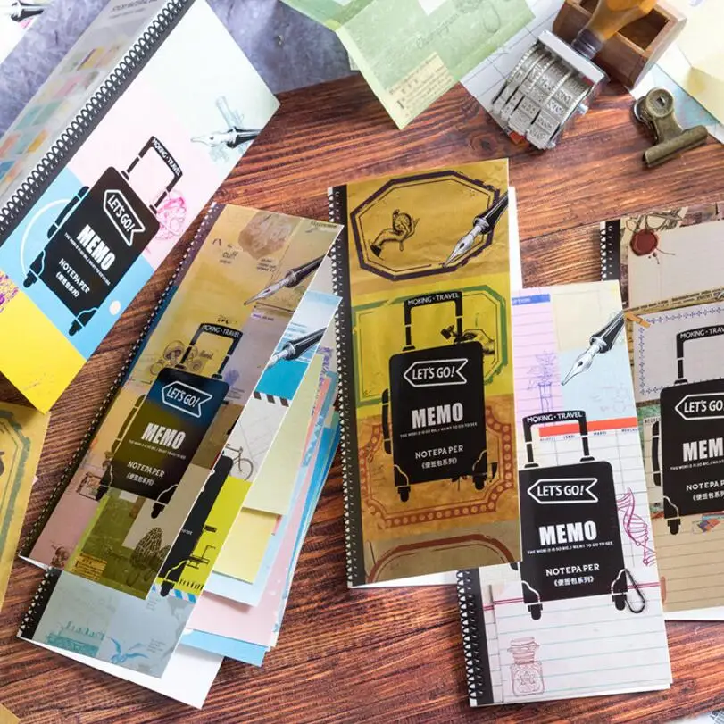 30 pcs Memo Pads Sticky Notes Vintage Label travel Paper Notepad diary Scrapbooking Stickers Office School stationery Notepads
30 pcs Memo Pads Sticky Notes Vintage Label travel Paper Notepad diary Scrapbooking Stickers Office School stationery Notepads