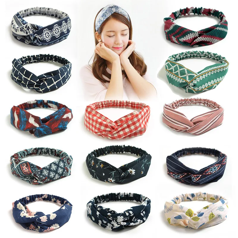 Elastic Stretchy Vintage Twisted Headbands Head Wrap Hair Bands Boho Yoga Workout Turban Criss Cross Floral Women Accessories
Elastic Stretchy Vintage Twisted Headbands Head Wrap Hair Bands Boho Yoga Workout Turban Criss Cross Floral Women Accessories