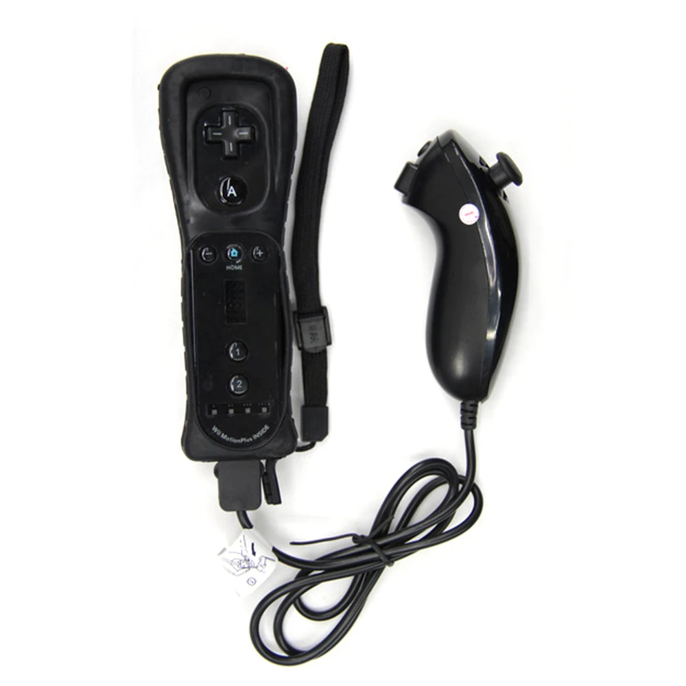 Game Accessories 2 in 1 Wireless Remote Game Control Built-in Motion Plus Remote Controller For Nintendo Wii Bluetooth Remote
Game Accessories 2 in 1 Wireless Remote Game Control Built-in Motion Plus Remote Controller For Nintendo Wii Bluetooth Remote