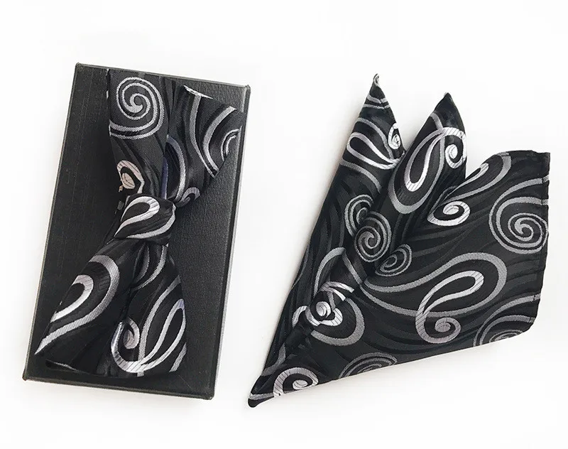 Men Silk Bow Tie Handkerchief Pocket Square Hanky Set Fashion Polyester Paisley Cashew Printed Tie Business Wedding Bowtie
Men Silk Bow Tie Handkerchief Pocket Square Hanky Set Fashion Polyester Paisley Cashew Printed Tie Business Wedding Bowtie