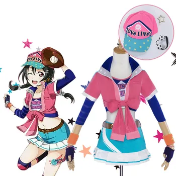 Anime Love live Yazawa Nico Cospla Awakening Idolized Baseball Jersey Uniform Pink Costume Halloween Carnival Free Shipping New
Anime Love live Yazawa Nico Cospla Awakening Idolized Baseball Jersey Uniform Pink Costume Halloween Carnival Free Shipping New