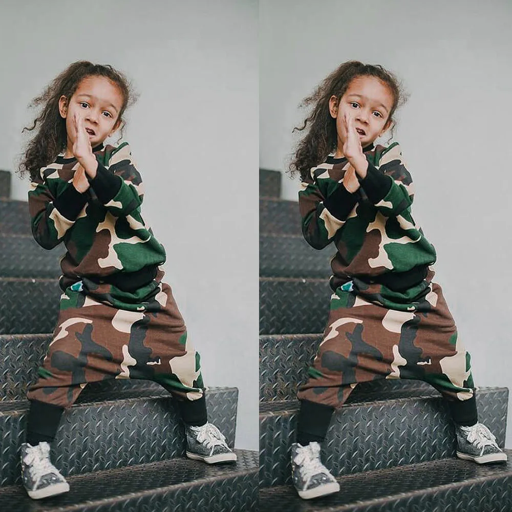 Winter 2019 kids clothes new style 2Pcs New Toddler Baby Girls Boys Camouflage Tops Pants Outfits Clothes Set for baby
Winter 2019 kids clothes new style 2Pcs New Toddler Baby Girls Boys Camouflage Tops Pants Outfits Clothes Set for baby