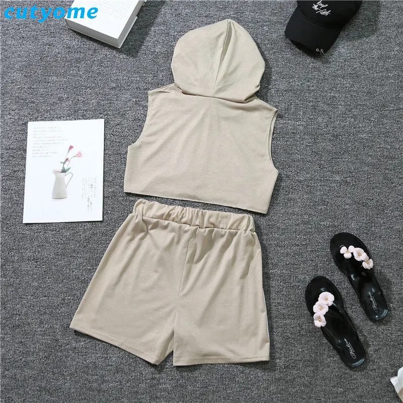 Mommy And Me Summer Sport Mathing Clothing Set Sleeveless Hooded tshirt+Cotton Skirt For Family Mother Daughter Clothes Outfits (37)