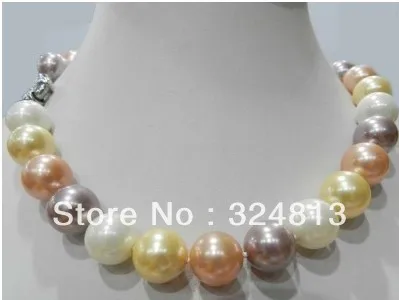 FREE SHIPPING>@@> hot 14mm Charming Multicolor Round shell pearl Big Beads necklace #1543
FREE SHIPPING>@@> hot 14mm Charming Multicolor Round shell pearl Big Beads necklace #1543