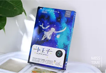 30pcs/set Cartoon Will be glowing small little Prince postcards / Greeting Card Assorted / Birthday Cards Lot / Gift post card
30pcs/set Cartoon Will be glowing small little Prince postcards / Greeting Card Assorted / Birthday Cards Lot / Gift post card