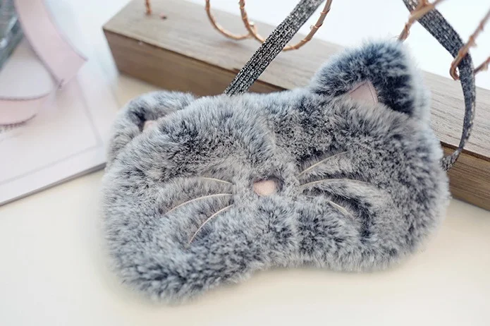 eyes care tool grey cat Eye Mask Sleeping Mask Plush Eye Shade Cover Blindfold Eyeshade Suitable For Travel Home Gift
eyes care tool grey cat Eye Mask Sleeping Mask Plush Eye Shade Cover Blindfold Eyeshade Suitable For Travel Home Gift