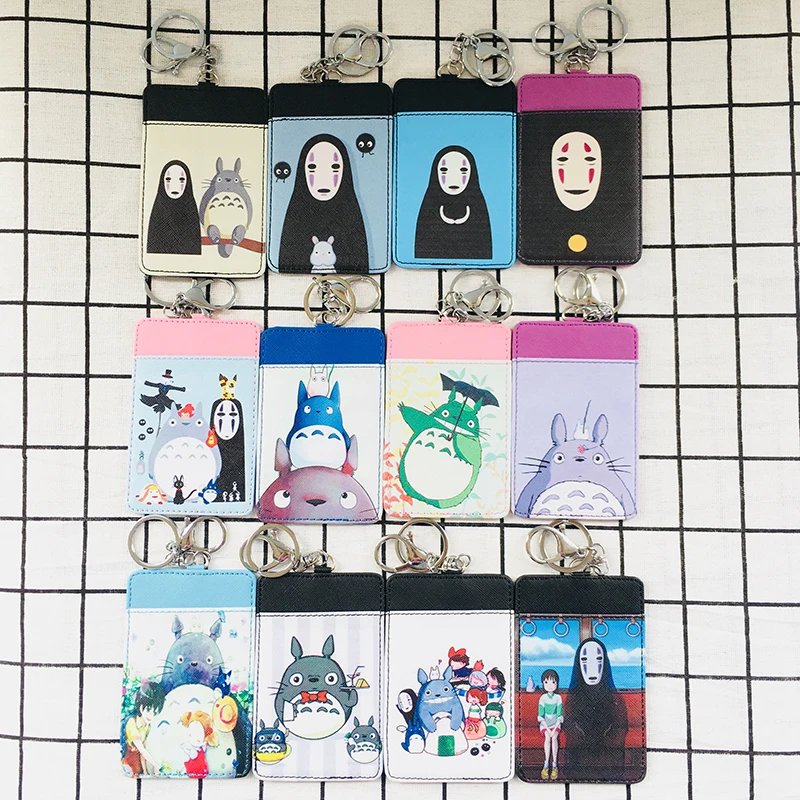 IVYYE 1PCS Totoro No Face Man Fashion Anime Card Holder PU Cartoon Credit Bags Coin Bus Cards Key chain Girls Gifts New
IVYYE 1PCS Totoro No Face Man Fashion Anime Card Holder PU Cartoon Credit Bags Coin Bus Cards Key chain Girls Gifts New
