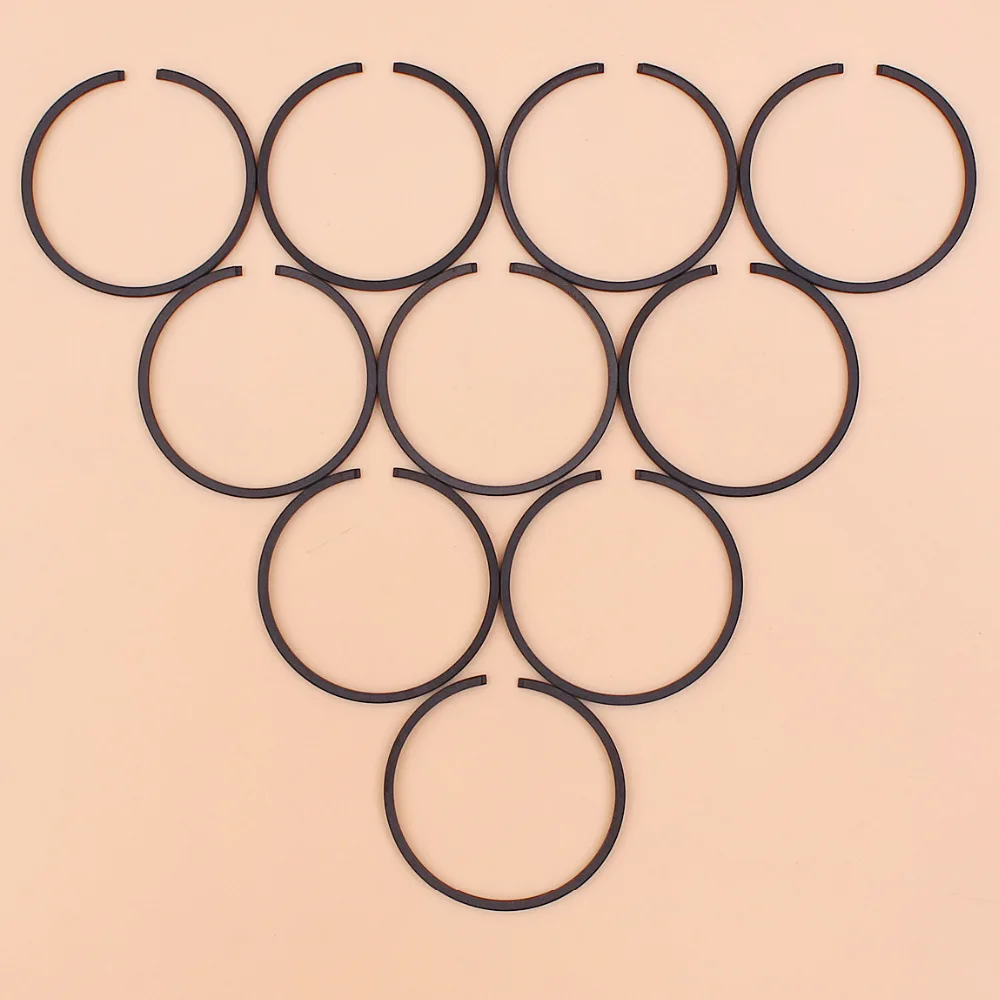 10Pcs/lot 40mm Piston Ring For Robin NB411 Mitsubishi TL43 Zenoah G45L G4K Kawasaki TD40 Ryobi Shindaiwa B45 Engine Motor
10Pcs/lot 40mm Piston Ring For Robin NB411 Mitsubishi TL43 Zenoah G45L G4K Kawasaki TD40 Ryobi Shindaiwa B45 Engine Motor