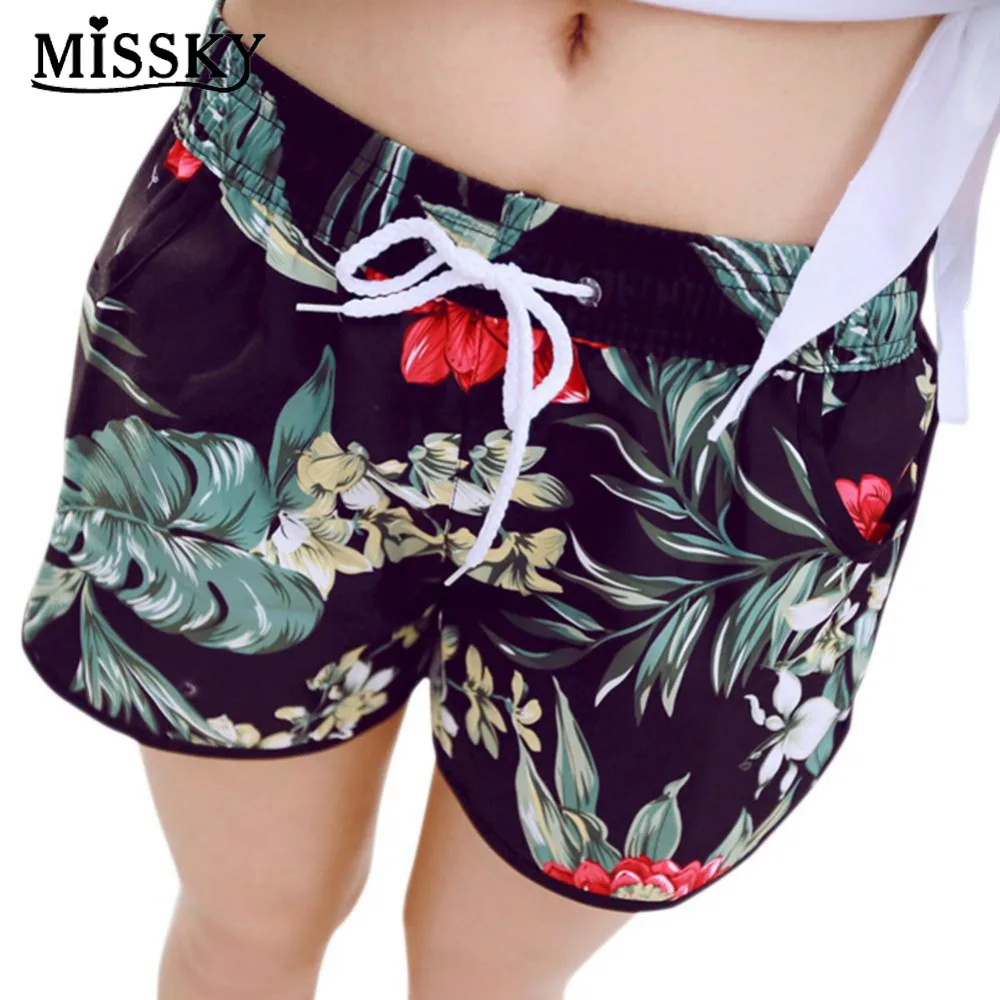 MISSKY 2018 Summer Lovers Short Pants Casual Quick Drying Baggy Pants Flower Printing Fashion Shorts Beach Free Shipping
MISSKY 2018 Summer Lovers Short Pants Casual Quick Drying Baggy Pants Flower Printing Fashion Shorts Beach Free Shipping
