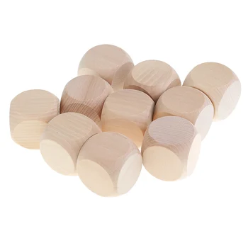10pcs Wooden 6 Sided Dice Cubes Unfinished Blocks for Puzzle Making Crafts DIY for D&D DND MTG Role Playing Table Card Games
10pcs Wooden 6 Sided Dice Cubes Unfinished Blocks for Puzzle Making Crafts DIY for D&D DND MTG Role Playing Table Card Games