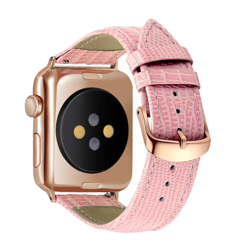 Luxury Lizard series 4 3 2 1 40mm 44mm Leather loop for Apple watch strap 38mm 42mm band for iwatchseries 5
Luxury Lizard series 4 3 2 1 40mm 44mm Leather loop for Apple watch strap 38mm 42mm band for iwatchseries 5