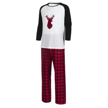 Men Pajamas Sets Christmas Plaid Blouse Pants Cotton Round neck Daddy nightclothes Family Sleepwear Matching Daily loose pyjamas
Men Pajamas Sets Christmas Plaid Blouse Pants Cotton Round neck Daddy nightclothes Family Sleepwear Matching Daily loose pyjamas