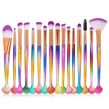 Pro 16PCS Shell Makeup Brushes Set Foundation Powder Eyeshadow Contour Concealer Blush Blending Cosmetic Makeup Brushes Tools
Pro 16PCS Shell Makeup Brushes Set Foundation Powder Eyeshadow Contour Concealer Blush Blending Cosmetic Makeup Brushes Tools