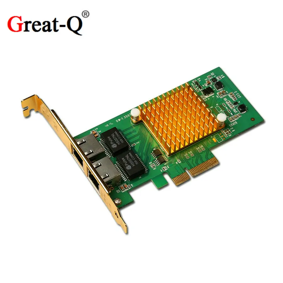 I350 - T2 Network Card PCI - E 2 Ports Gigabit Ethernet Server Nic Original InteI350T2 Chip
I350 - T2 Network Card PCI - E 2 Ports Gigabit Ethernet Server Nic Original InteI350T2 Chip